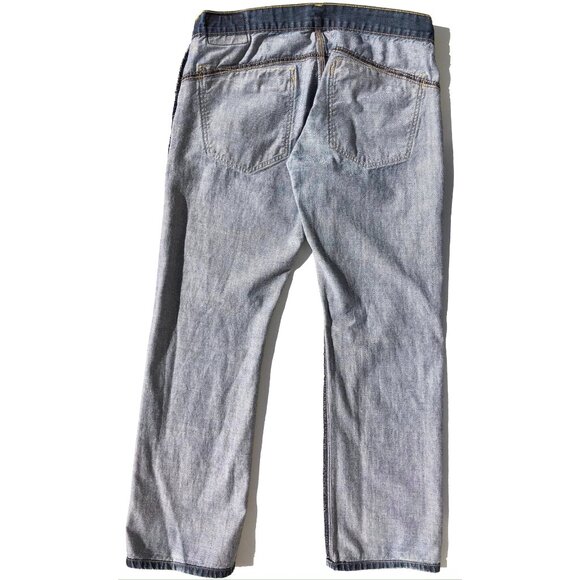 Levi's 514 Jeans Slim Straight Leg Men 36 32 Medium Blue Wash Back Zip Pockets - Picture 11 of 16